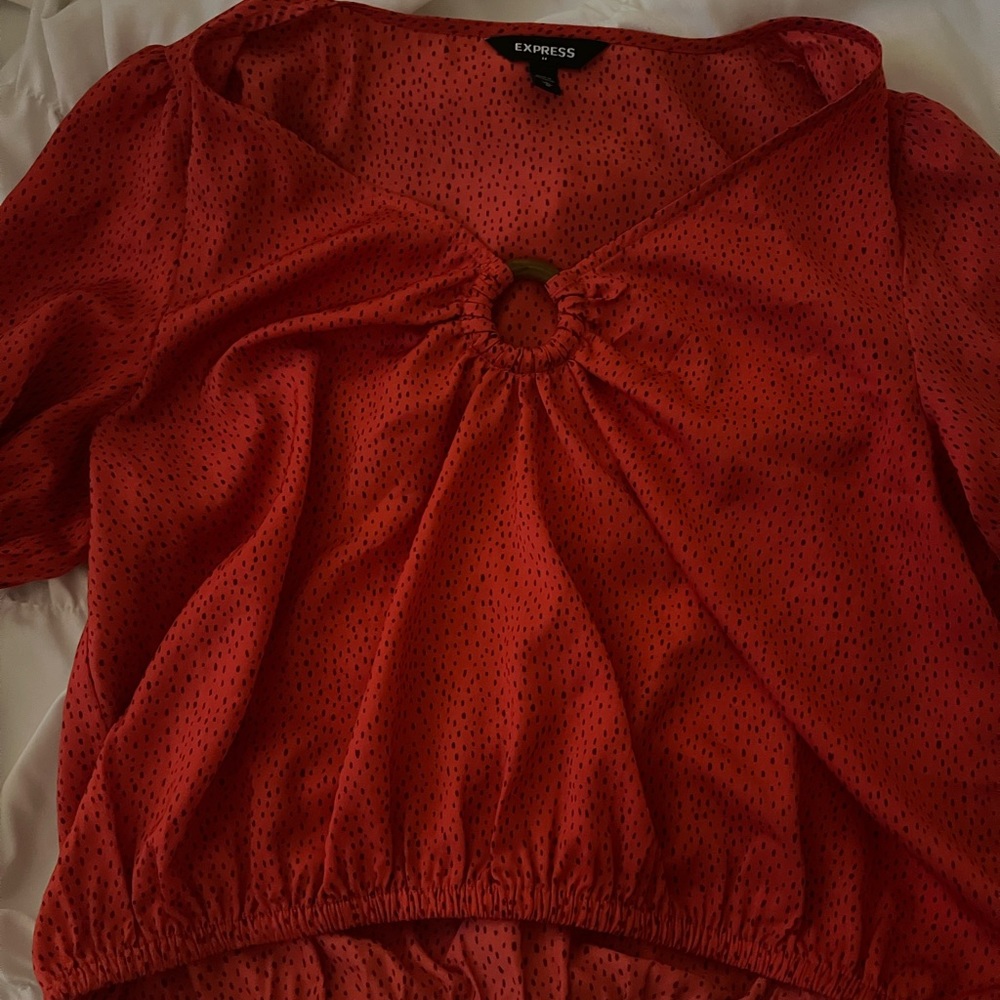 Express short sleeve blouse
